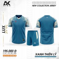 Bộ quần áo bóng đá Aika Lux chính hãng vải thun rmz fabric nhiều màu
