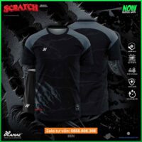 Bộ quần áo bóng đá Scratch thiết kế Amac hoạ tiết móng vuốt nhiều màu av