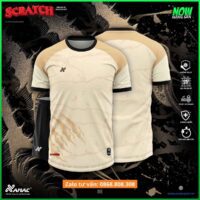 Bộ quần áo bóng đá Scratch thiết kế Amac hoạ tiết móng vuốt nhiều màu av