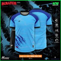 Bộ quần áo bóng đá Scratch thiết kế Amac hoạ tiết móng vuốt nhiều màu av