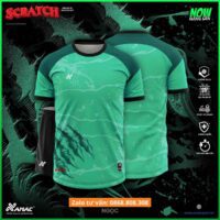 Bộ quần áo bóng đá Scratch thiết kế Amac hoạ tiết móng vuốt nhiều màu av