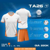 Bộ quần áo bóng đá TA Sport TA26 chính hãng vải mè Cambodia nhiều màu