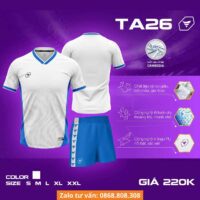Bộ quần áo bóng đá TA Sport TA26 chính hãng vải mè Cambodia nhiều màu