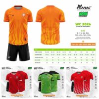 Bộ quần áo bóng đá Wc 2026 thiết kế Amac nhiều màu
