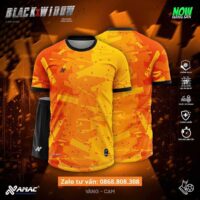 Bộ quần áo bóng đá black x widow Amac chính hãng nhiều màu