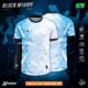 Bộ quần áo bóng đá black x widow Amac chính hãng nhiều màu trắng xanh blue