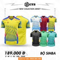 Bộ quần áo bóng đá simba vải thun rmz fabric chính hãng nhiều màu