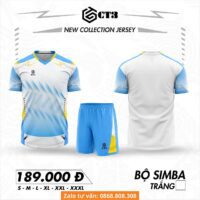 Bộ quần áo bóng đá simba vải thun rmz fabric chính hãng nhiều màu
