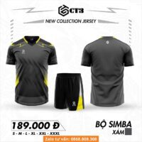 Bộ quần áo bóng đá simba vải thun rmz fabric chính hãng nhiều màu