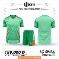 Bộ quần áo bóng đá simba vải thun rmz fabric chính hãng nhiều màu
