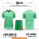 Bộ quần áo bóng đá simba vải thun rmz fabric chính hãng nhiều màu xanh lá