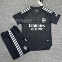 Bộ quần áo đá banh clb bóng đá Arsenal 23 24 thủ môn màu đen mặt trước 2