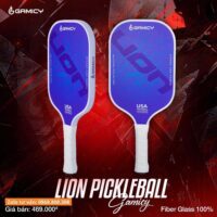 Vợt Lion Pickleball gamicy chính hãng Kaiwin đen viền xanh lá đỏ 1