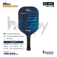 Vợt Pickleball Zocker Happy HP01 Standard Màu hồng