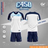 Bộ quần áo bóng đá C450 CRO Fabic CV Sport nhiều màu