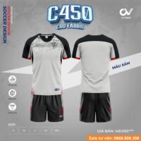 Bộ quần áo bóng đá C450 CRO Fabic CV Sport nhiều màu