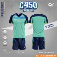 Bộ quần áo bóng đá C450 CRO Fabic CV Sport nhiều màu