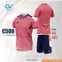 Bộ quần áo bóng đá C500 CRO CV Sport Fabic nhiều màu mới