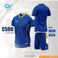 Bộ quần áo bóng đá C500 CRO CV Sport Fabic nhiều màu mới