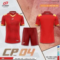 Bộ quần áo bóng đá CP04 vải mè carp chính hãng CP Sport nhiều màu