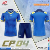 Bộ quần áo bóng đá CP04 vải mè carp chính hãng CP Sport nhiều màu