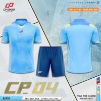 Bộ quần áo bóng đá CP04 vải mè carp chính hãng CP Sport nhiều màu