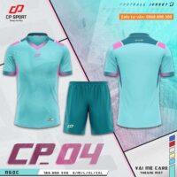 Bộ quần áo bóng đá CP04 vải mè carp chính hãng CP Sport nhiều màu