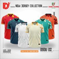 Bộ quần áo bóng đá Dodu D2 DZ DS vải thun rmz fabric nhiều màu
