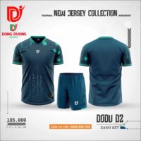 Bộ quần áo bóng đá Dodu D2 DZ DS vải thun rmz fabric nhiều màu