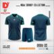 Bộ quần áo bóng đá Dodu D2 DZ DS vải thun rmz fabric nhiều màu xanh navy