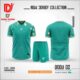 Bộ quần áo bóng đá Dodu D2 DZ DS vải thun rmz fabric nhiều màu xanh ngọc