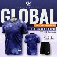 Bộ quần áo bóng đá Global C02 CV Sport vải R-Arimaxx Fabric nhiều màu