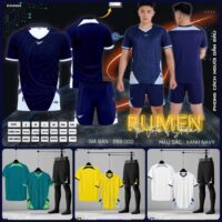 Bộ quần áo bóng đá Rumen Domin vải caro thái nhiều màu