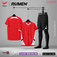 Bộ quần áo bóng đá Rumen Domin vải caro thái nhiều màu