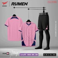 Bộ quần áo bóng đá Rumen Domin vải caro thái nhiều màu