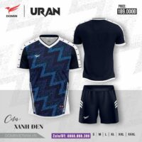 Bộ quần áo bóng đá Uran Domin vải caro thái nhiều màu trắng
