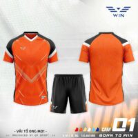 Bộ quần áo bóng đá Win 01 vải sợi mè tổ ong MD1 nhiều màu 1