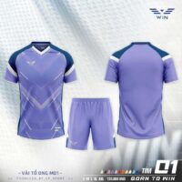 Bộ quần áo bóng đá Win 01 vải sợi mè tổ ong MD1 nhiều màu 1