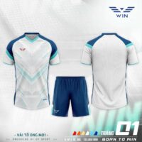 Bộ quần áo bóng đá Win 01 vải sợi mè tổ ong MD1 nhiều màu 1
