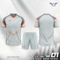 Bộ quần áo bóng đá Win 01 vải sợi mè tổ ong MD1 nhiều màu 1