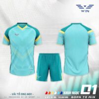 Bộ quần áo bóng đá Win 01 vải sợi mè tổ ong MD1 nhiều màu 1