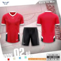 Bộ quần áo bóng đá Win 02 vải sợi mè tổ ong MD1 nhiều màu