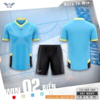 Bộ quần áo bóng đá Win 02 vải sợi mè tổ ong MD1 nhiều màu