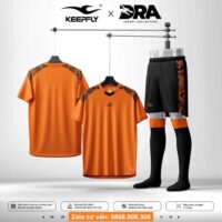 Bộ quần áo đá bóng Keepfly x Dra nhiều màu cam