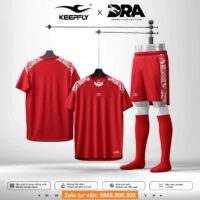 Bộ quần áo đá bóng Keepfly x Dra nhiều màu cam