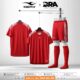 Bộ quần áo đá bóng Keepfly x Dra nhiều màu đỏ