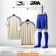 Bộ quần áo đá bóng Keepfly x Dra nhiều màu vàng be