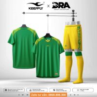 Bộ quần áo đá bóng Keepfly x Dra nhiều màu cam