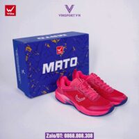 Giày Pickleball Wika Mato Chính Hãng màu trắng tím (2)