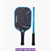 Vợt Pickleball Gamicy Burning T300 2 màu đen viền xanh đỏ